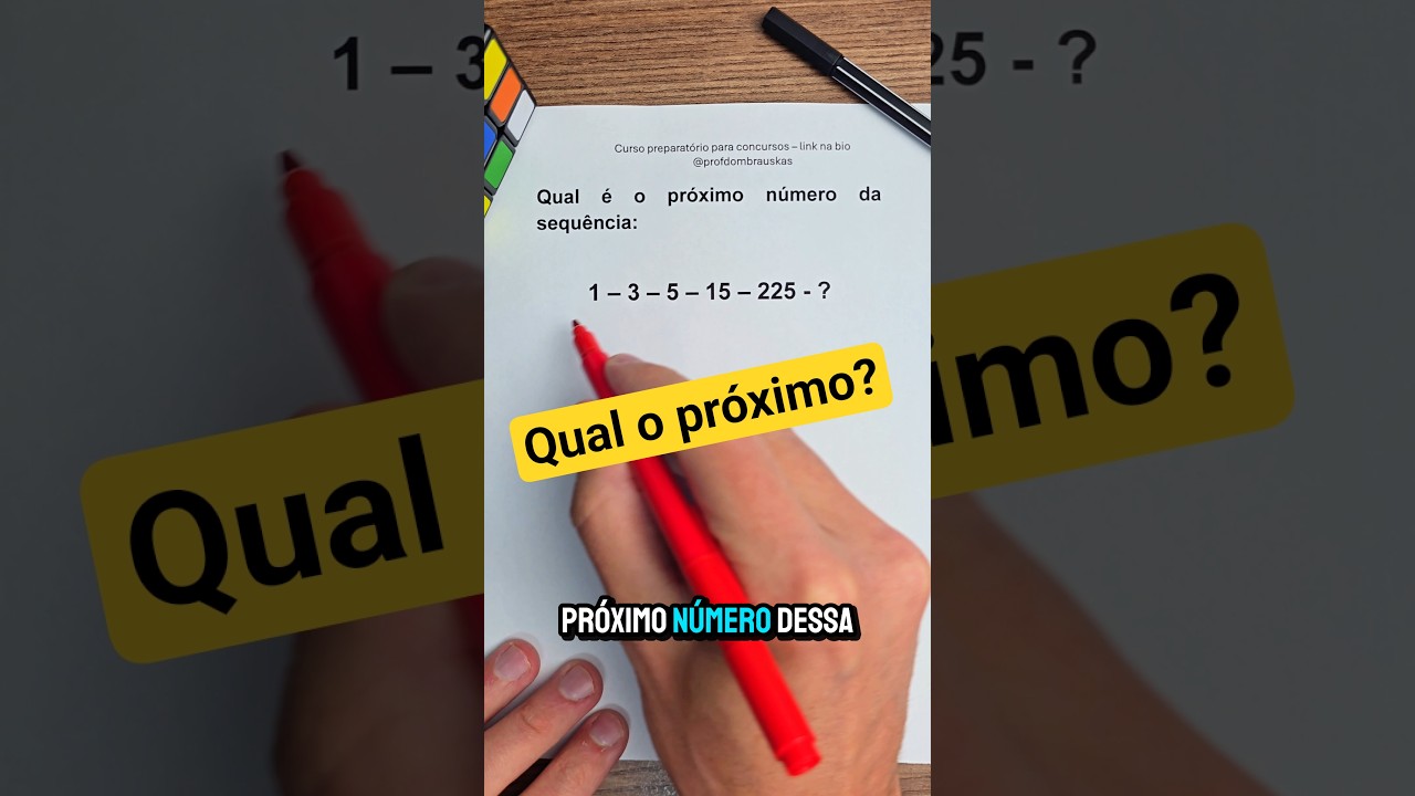 Qual é o Próximo Número? Desafio de Matemática 💡