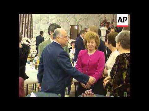 Russia - Yeltsin at New Year's reception