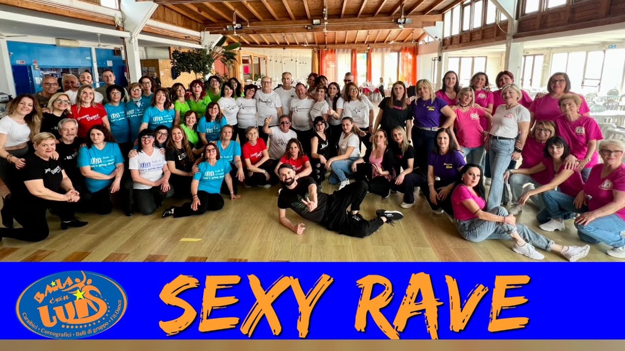 SEXY RAVE Fred De Palma ft. Baby Gang BALLO DI GRUPPO + TUTORIAL || BAILA CON LUIS 2025