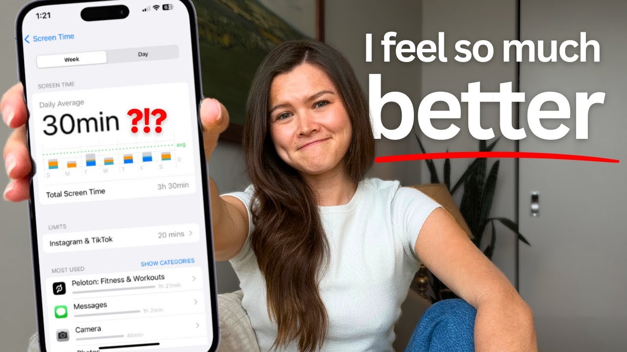 How I Reduced My Screen Time by 80% in 3 Weeks 📱