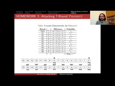 Cryptanalysis 6.7: Differential Cryptanalysis of PRESENT Cipher