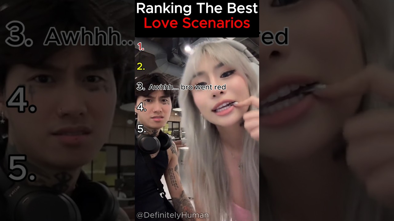 Ranking The Best Love Scenarios❤️ #funny #shorts #love