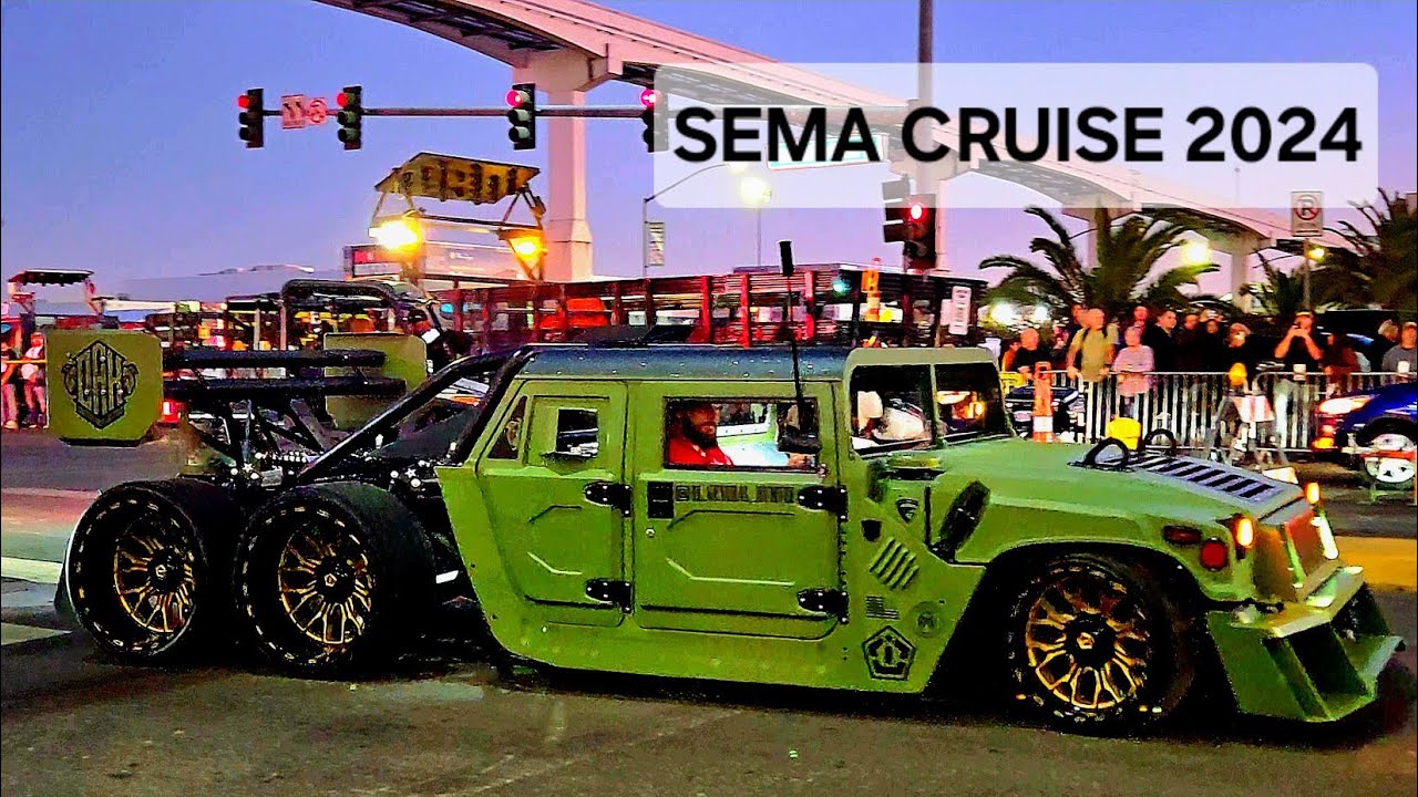 SEMA Cruise Night 2024 🚗 | Custom Cars & Trucks in Vegas