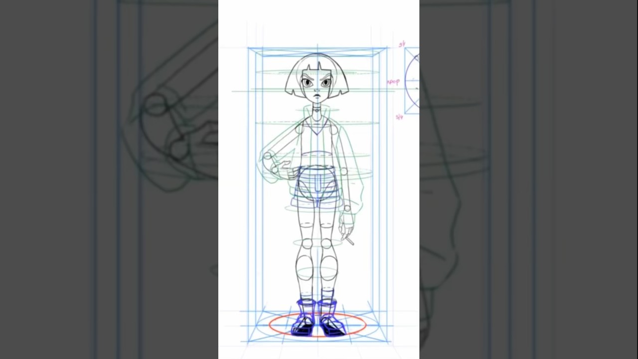 Check out our student's 360-degree turn around animation in our Traditional 2D Animation Course 1!