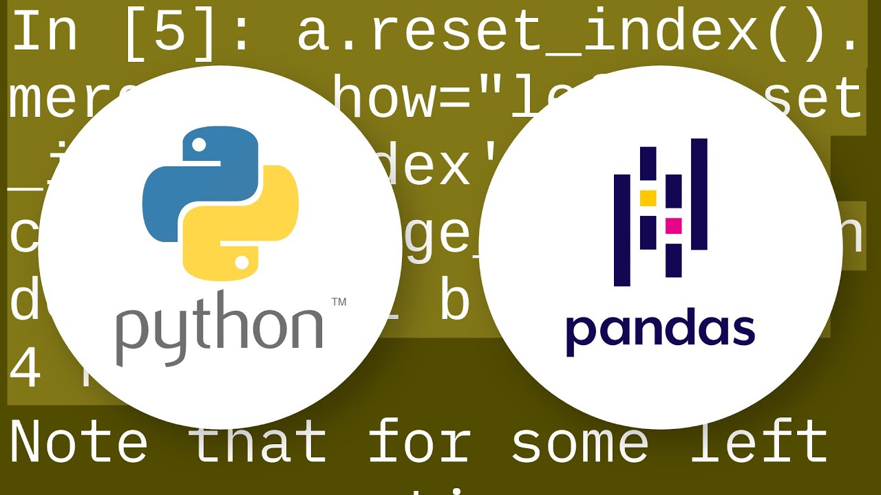 Preserve Index When Merging Pandas DataFrames