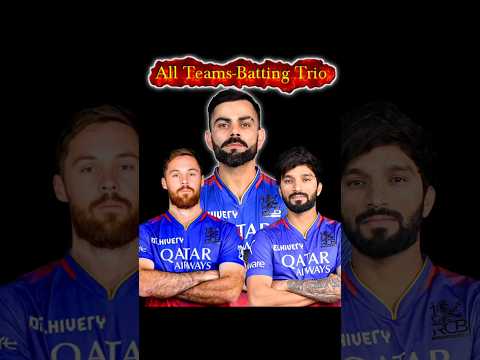 All Teams Best Batting Trio For IPL 2025 🔥