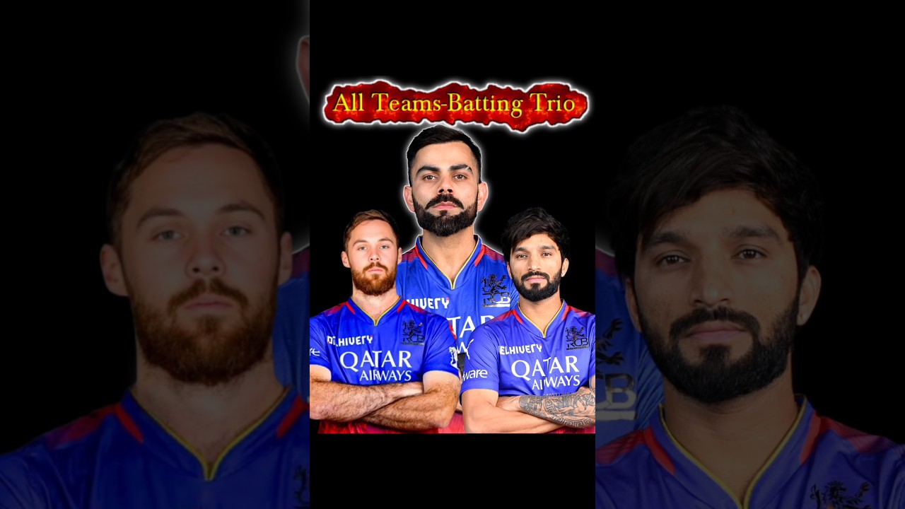 All Teams' Top Batting Trios for IPL 2025