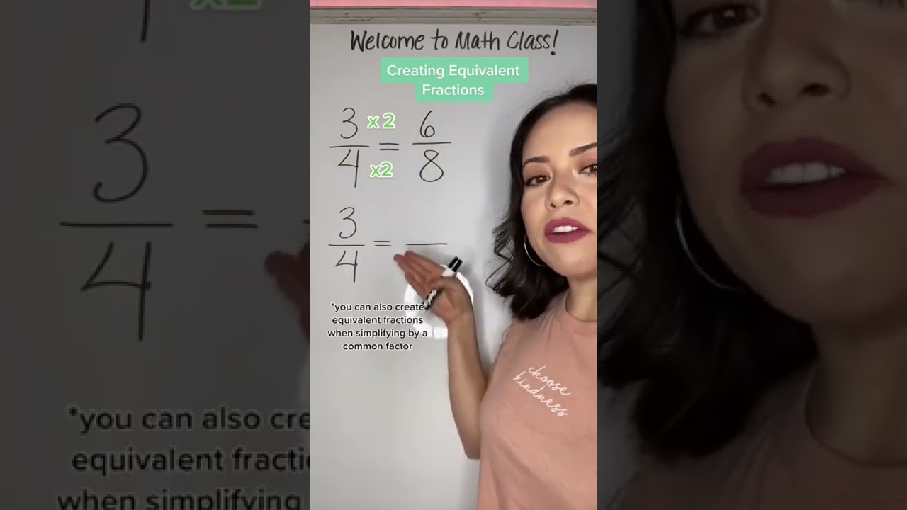 Find the Equivalent of 3/4 ✖️