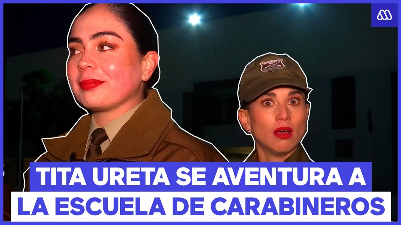 Tita Ureta visita la Escuela de Carabineros 🚓