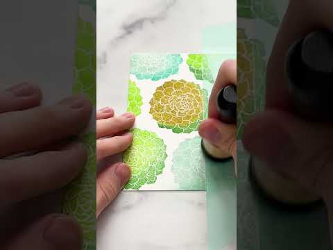 Easy DIY Stamped Greeting Card! - ASMR Crafting #asmr #asmrsounds #craft