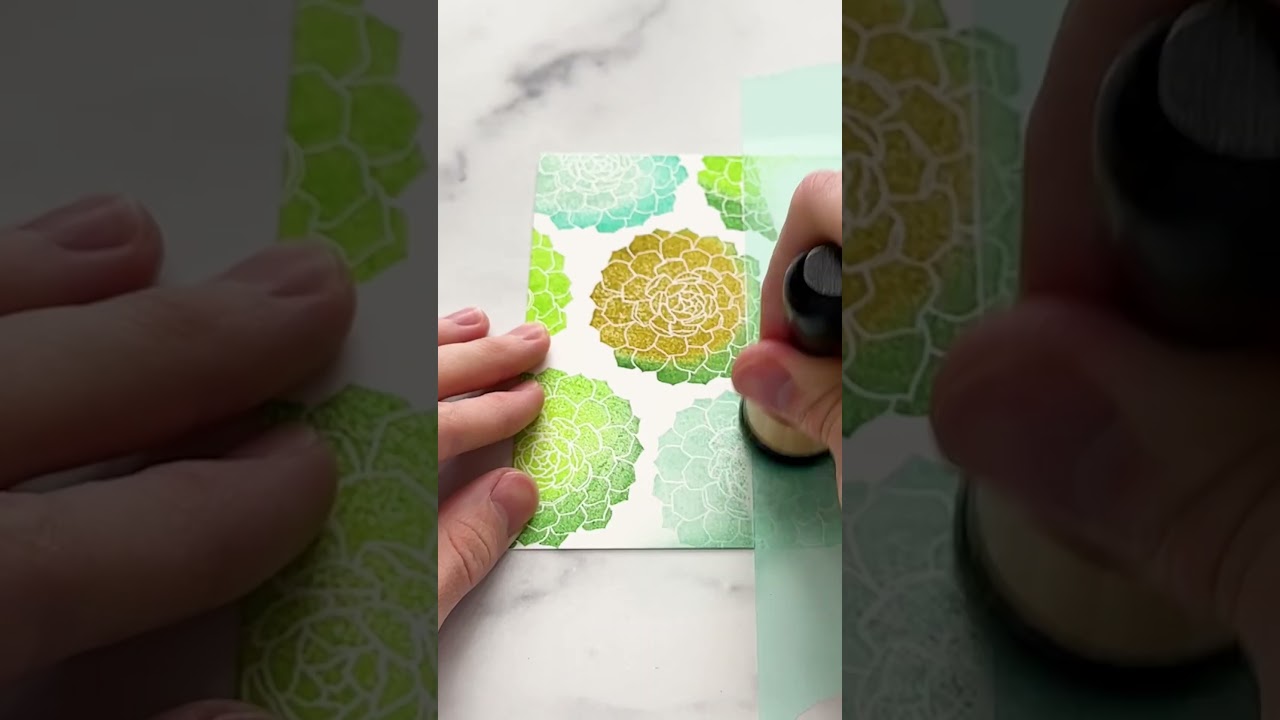 Create Stunning DIY Stamped Greeting Cards | Relaxing ASMR Crafting Tutorial ✂️