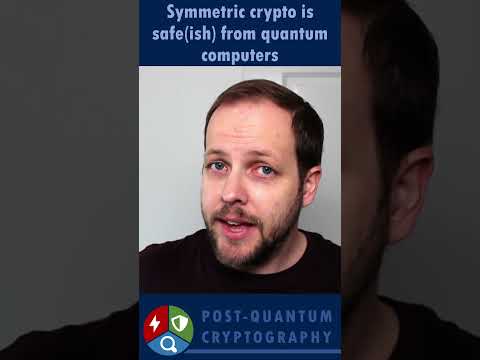 Symmetric crypto safe(ish) from quantum computers #shorts