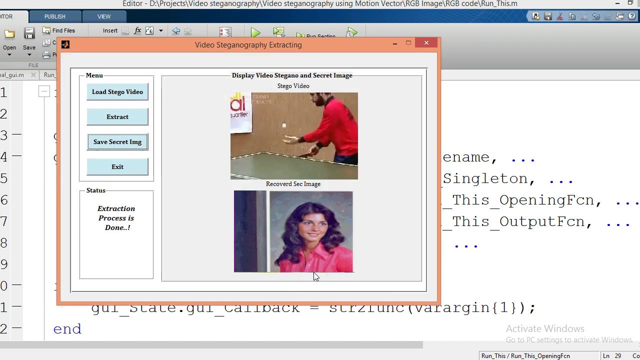 Secure Video Steganography in MATLAB: Hide Images within Videos 📹