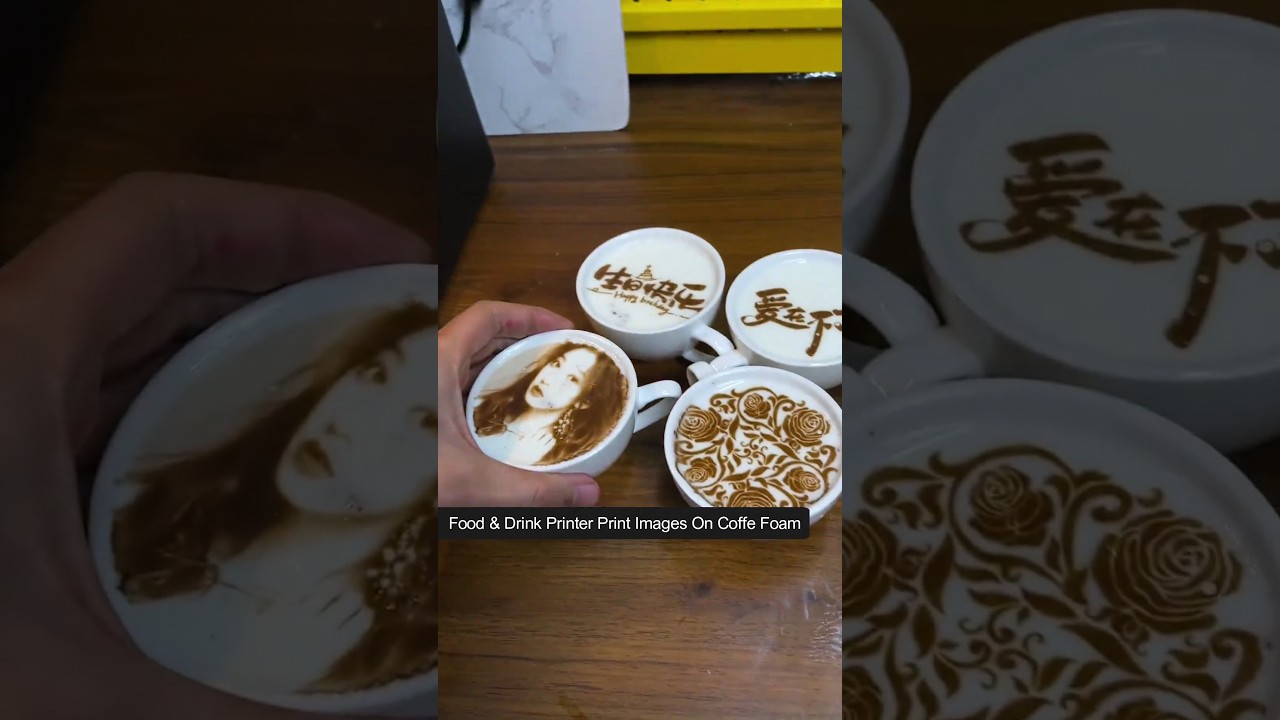 Coffee Art Printer: Print Your Designs on Foam ☕