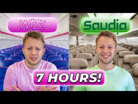 I flew Wizz Air’s LONGEST flight - A321XLR to Jeddah (vs Saudia)