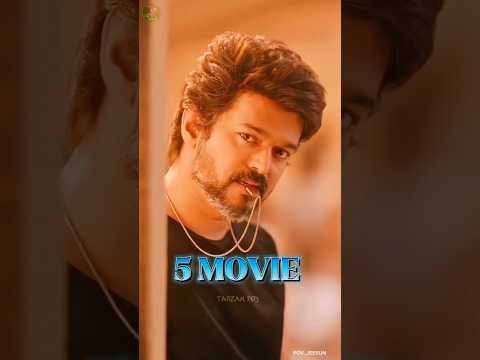 Top 5 highest grossing movies of Vijay Thalapathy 🤯 | #vijaythalapathy #shorts
