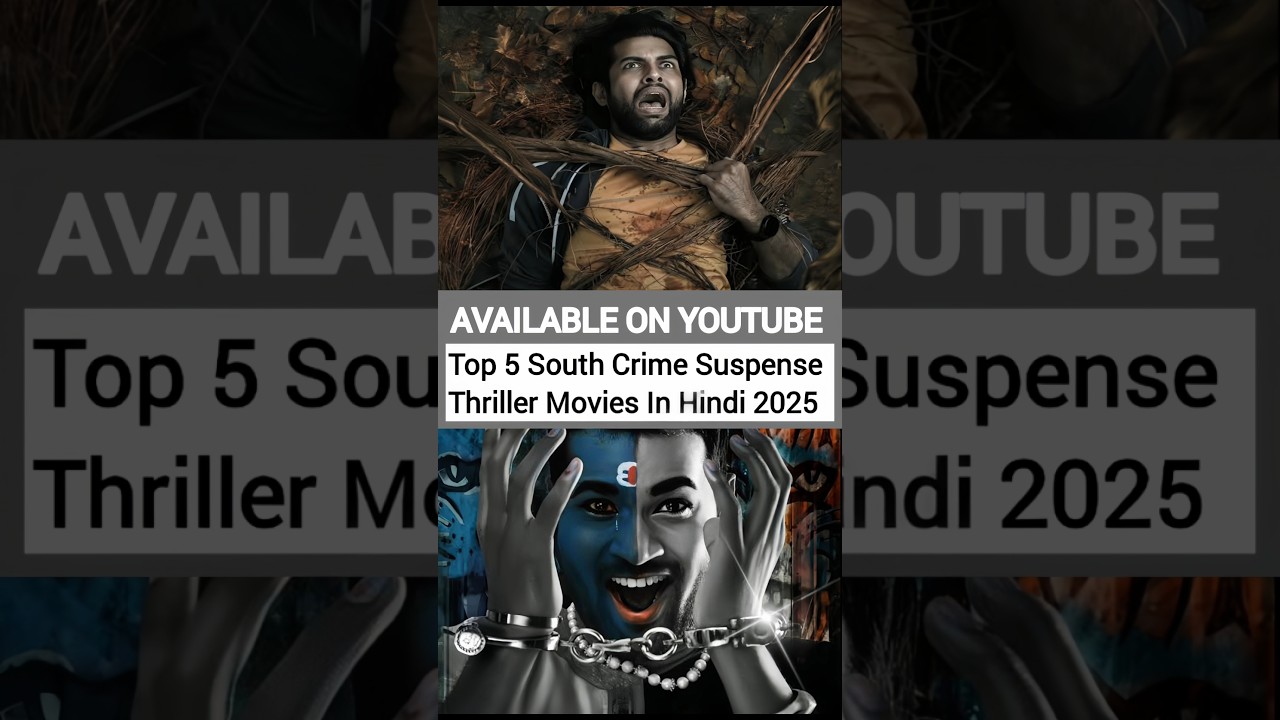 Top 8 South Crime Suspense Thriller Movies in Hindi (2025) 🎬 | Murder & Mystery Films You Can't Miss