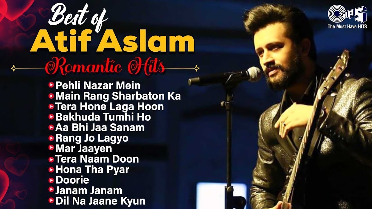 Top Romantic Hits of Atif Aslam 🎶 | Evergreen Hindi Love Songs Collection