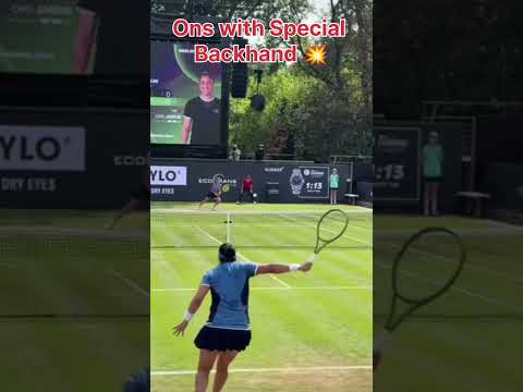 Ons Backhand Consistency 🔥 #tennisarena #wimbledon #tennisplayer #sports #ons #onsjabeur #tennis