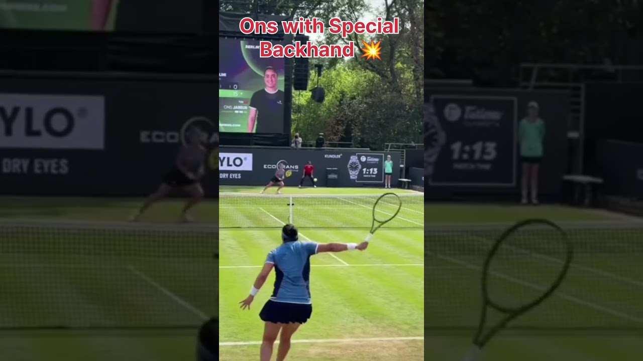 Ons Jabeur's Backhand Consistency 🔥