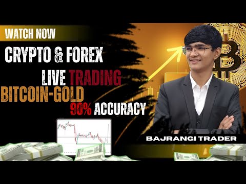 crypto & forex live | Real time live trading | xauusd - bitcoin live | hindi live today
