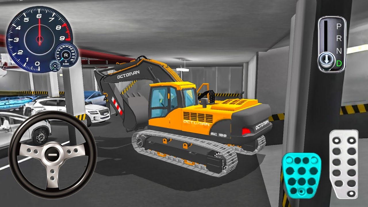 Heavy Excavator Transport 3D Parking Game 🚧