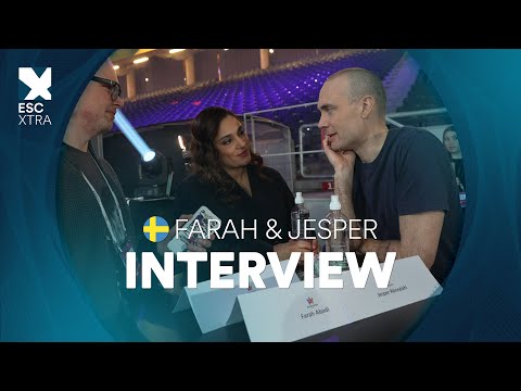 INTERVIEW: Farah Abadi and Jesper Rönndahl (Melodifestivalen 2023 Final) // ESCXTRA