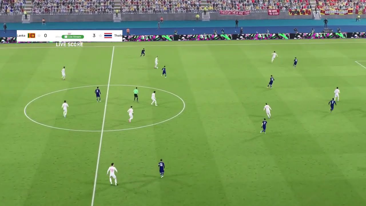 ไทย พบ ศรีลังกา | เกมจำลองฟุตบอล 🔴