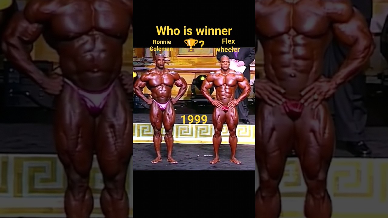 MR Olympia 1999: Ronnie Coleman vs Flex Wheeler 💪