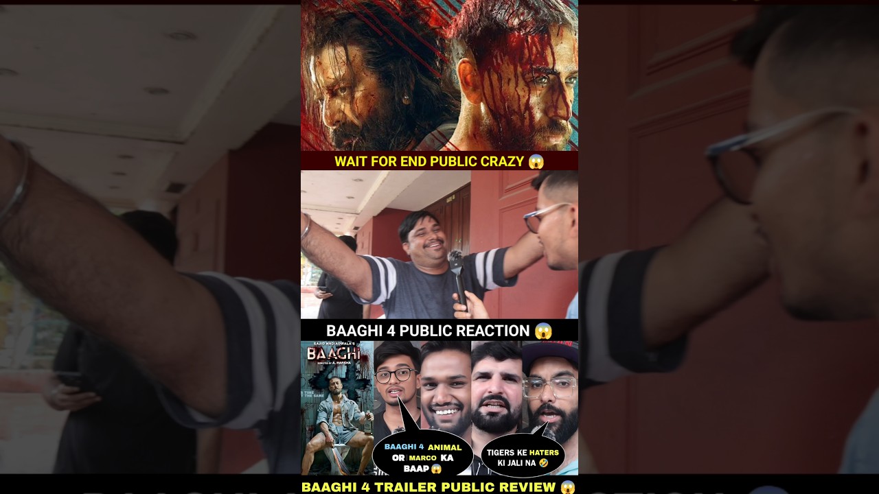 Baaghi 4 Public Review & Reactions π¬