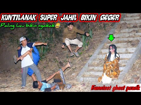 Kompilasi Prank Kuntilanak || Super Jahil Paling Kocak Bikin Ngakak🤣🤣
