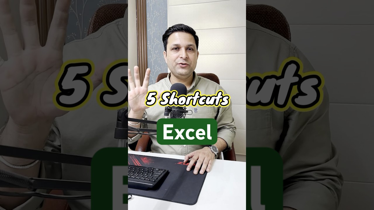 Top 5 Boost Your Productivity: 5 Essential Excel Shortcuts You Must Know! ⏱️