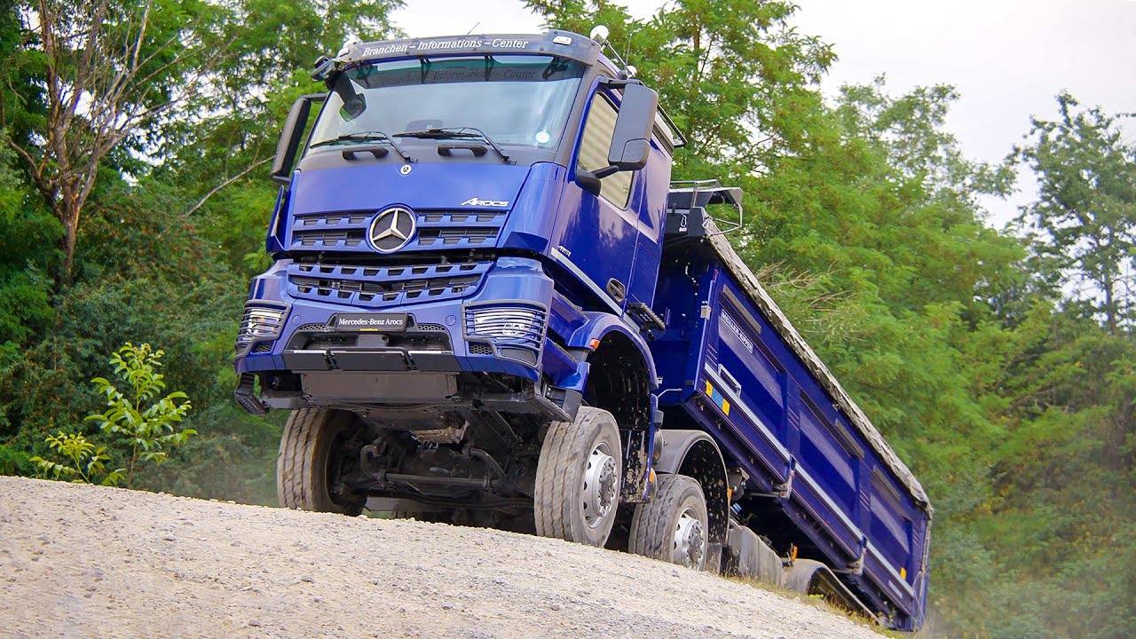 Mercedes-Benz Off-Road Trucks Test: Arocs 8x8, Unimog & Atego