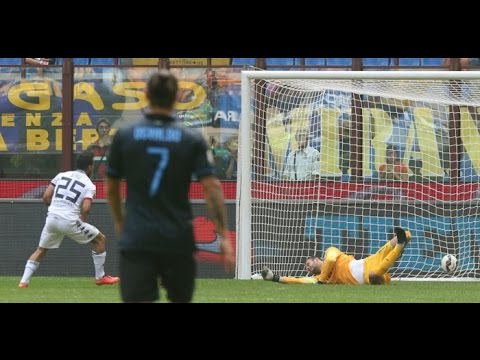 Inter Milan Vs Cagliari 2014 - Albin Ekdal Hat trick