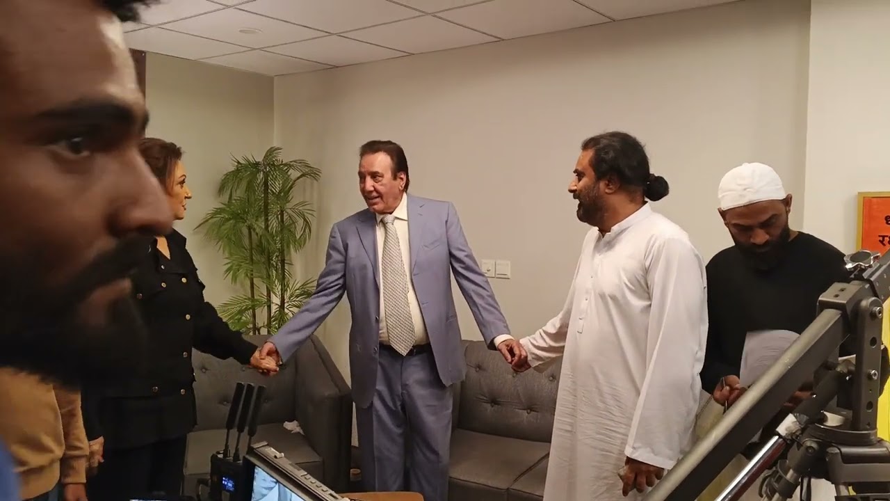 Jawed sheikh sab last day shoot Darma reading BTS #jawedsheikh #bushraansari 