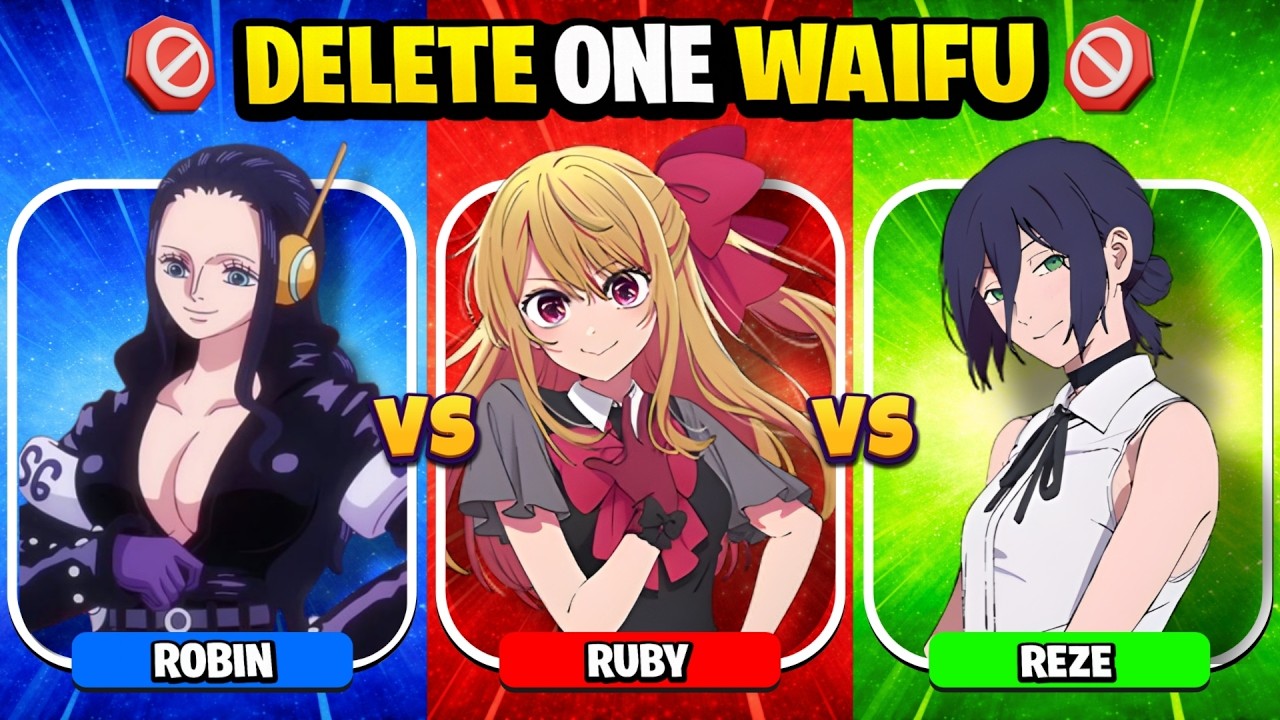 Choose Which Anime Waifu to Delete Forever! 🕹️