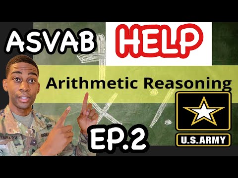 ASVAB study guide 2025 // how to pass Asvab  (Arithmetic Reasoning)