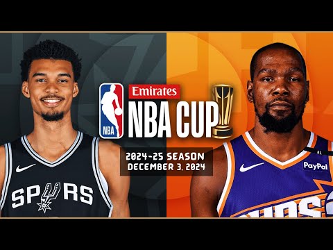 SPURS at SUNS | EMIRATES NBA CUP ๐ | FULL GAME HIGHLIGHTS | December 3, 2024 | 2024-25 Season