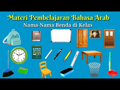 Pelajaran Nama Benda di Kelas dalam Bahasa Arab 📚