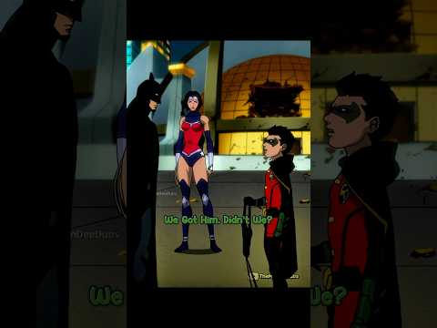 Damian Wayne Disobeys Batman | #youtubeshorts #shorts #batman #superman #robin #dccomics #comics