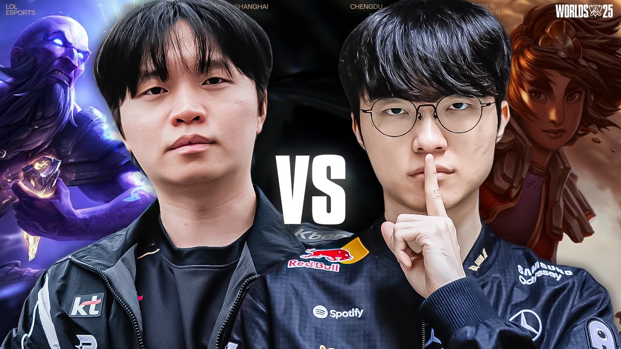 T1 vs KT Highlights | Worlds 2025 Finals 🎮