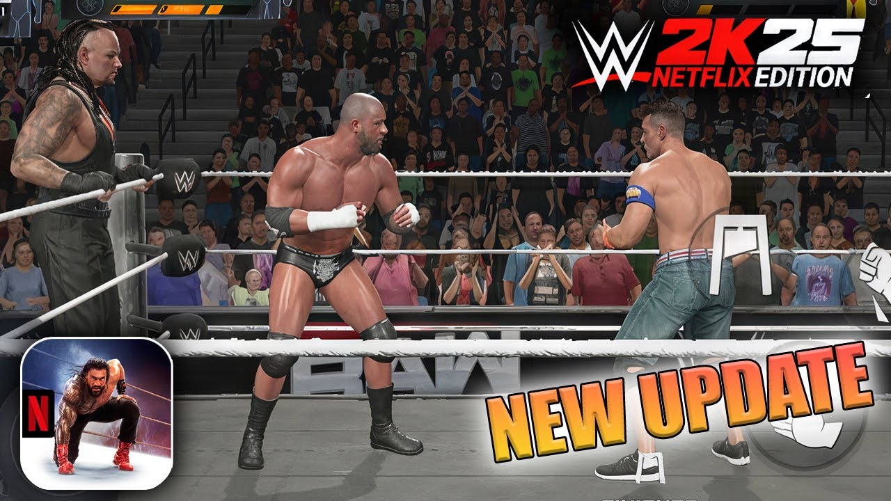 WWE 2K25: Netflix Edition - Exciting New Update & Gameplay on iOS & Android 🎮