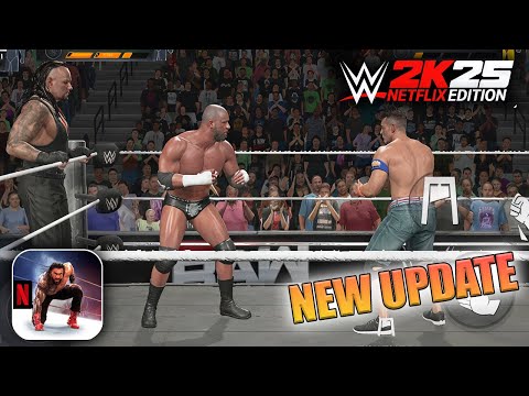 WWE 2K25: Netflix Edition New Update Gameplay (iOS, Android)