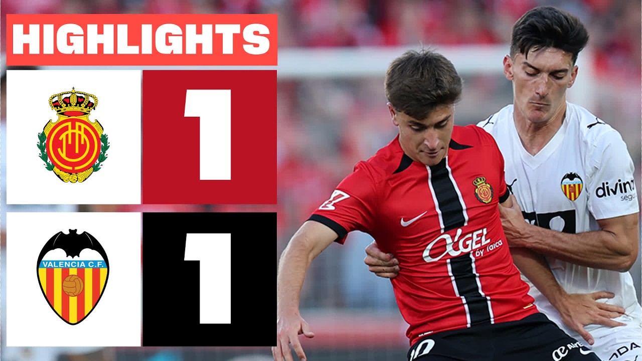 RCD MALLORCA 1 - 1 VALENCIA CF | RESUMEN LALIGA EA SPORTS