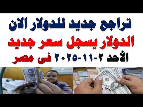 سعر الدولار اليوم | أسعار الدولار اليوم /اسعار الدولار السوق السوداء اليوم في مصر الأحد 2025/11/2
