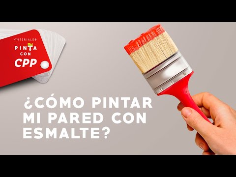 #PintaConCPP: ¿Cómo pintar mi pared con esmalte?
