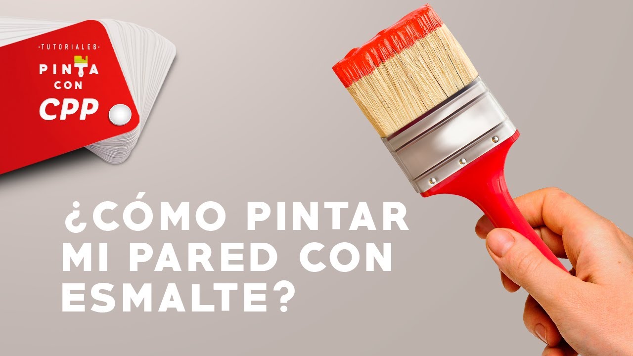 #PintaConCPP: ¿Cómo pintar mi pared con esmalte?