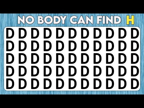 Test your eyes - Number and Letter Puzzle Edition | Observation Skills Quiz 