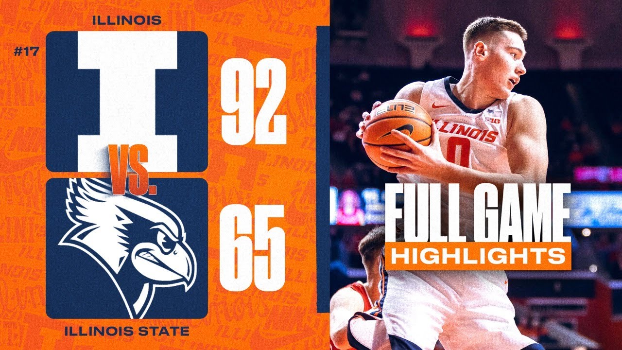 Illinois Men’s Basketball Dominates Illinois State in 92-65 Exhibition Win 🏀