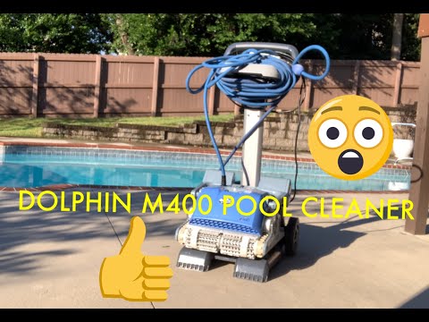 How to use the DOLPHIN M400 ! Pool cleaning with the Dolphin!